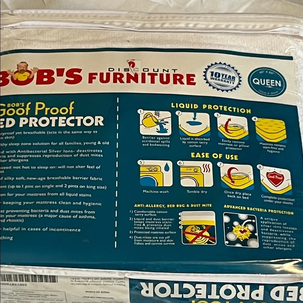 Bob's Goof Proof Bed Protector - Queen